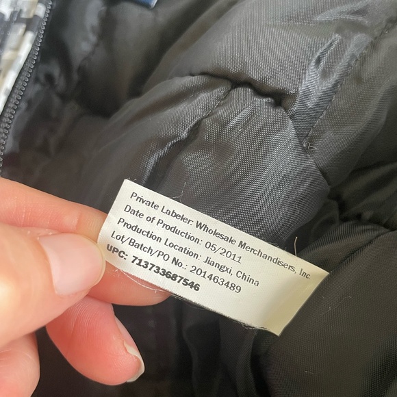 FALLS CREEK KIDS BLK/WHITE/GREY CAMO SNOW BIBS SIZE 24 MONTHS - Picture 9 of 9